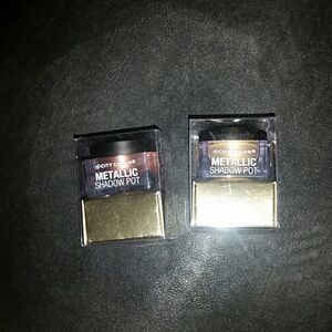 (B2B3) City Colors ×2 metallic shadow pots